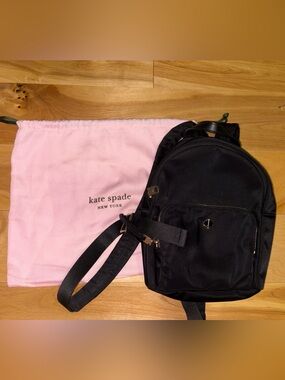 kate spade Black Mini Backpack